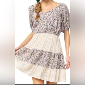 Small Floral & Stripe Dress by Entro
